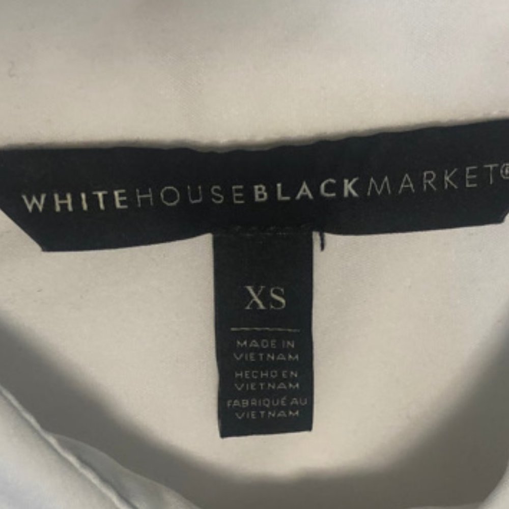 WHBM: Ruffle-Front Poplin Blouse - Picture 6 of 7